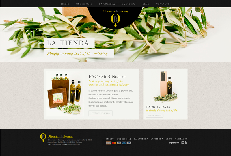 Tienda online Odeb