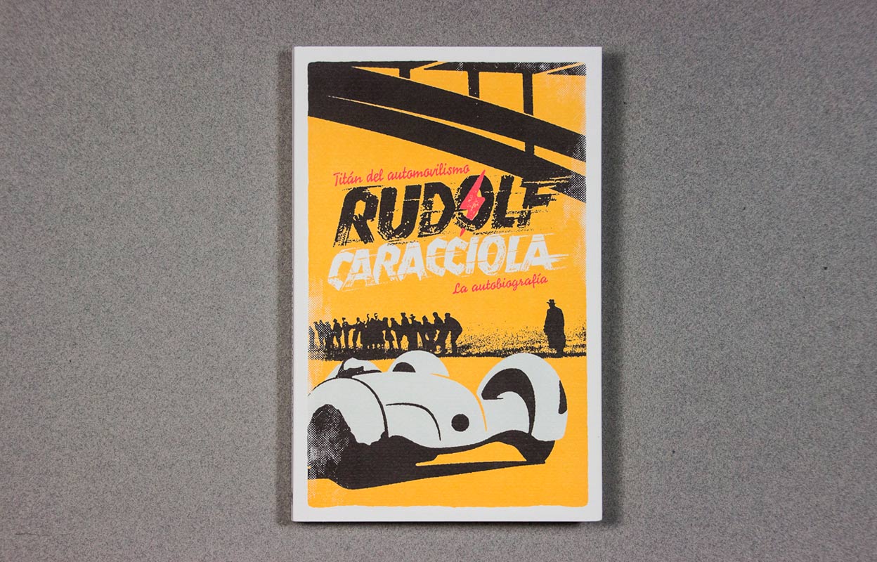 Diseño Editorial Cubierta Rudolf Caracciola Macadán