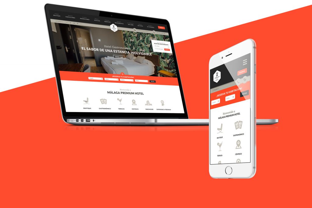 Diseño web para Hotel Málaga Premium