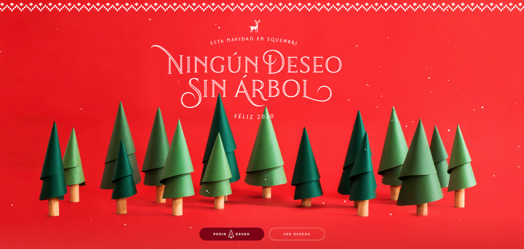 Un bosque artesanal para felicitar la Navidad 0