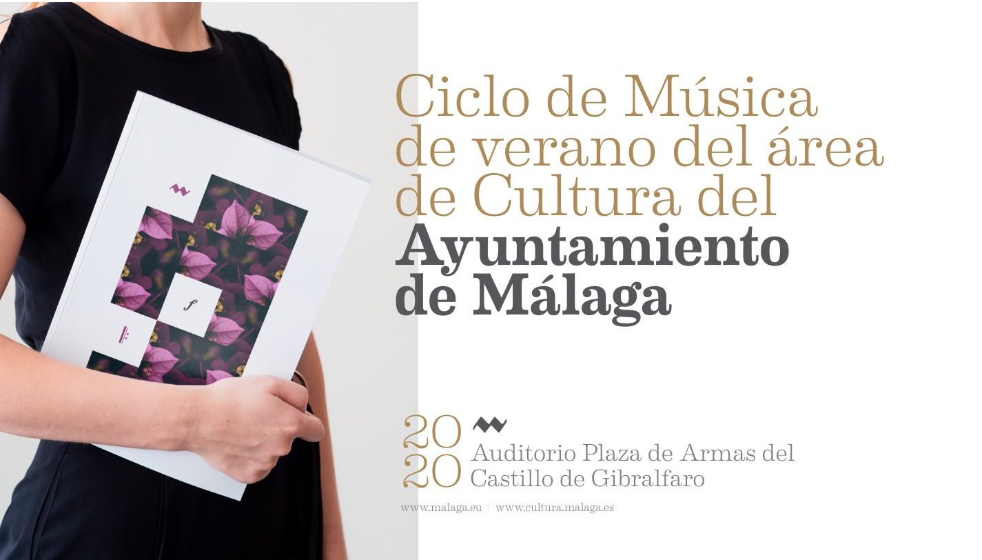 Diseño gráfico para eventos. Las noches de Gibralfaro. Estudio de diseño en málaga y granada