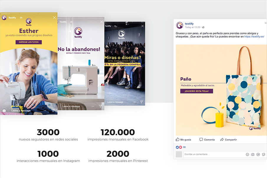 Textilfy - Gestión de redes sociales