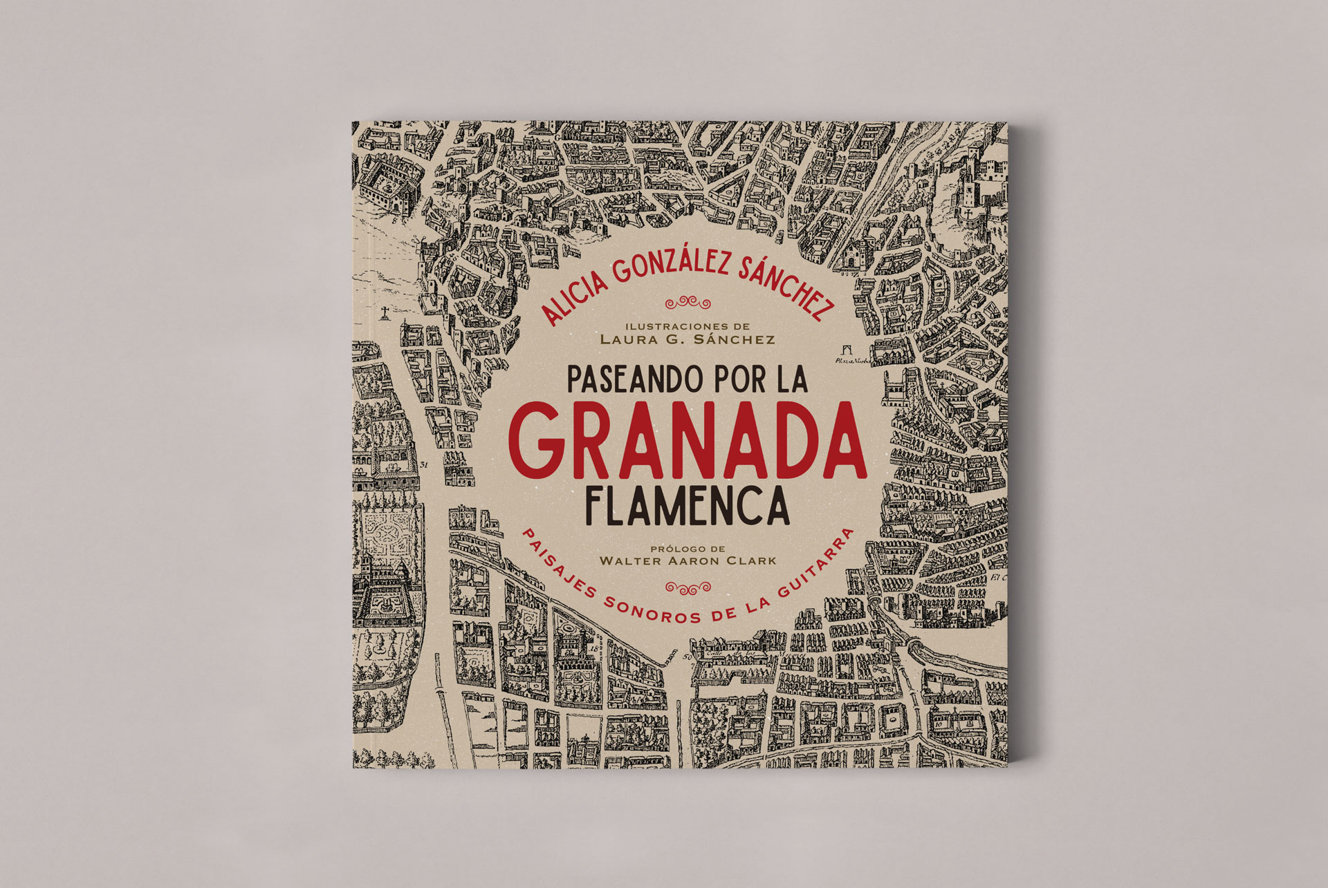 Diseño editorial "Paseando por la Granada Flamenca"