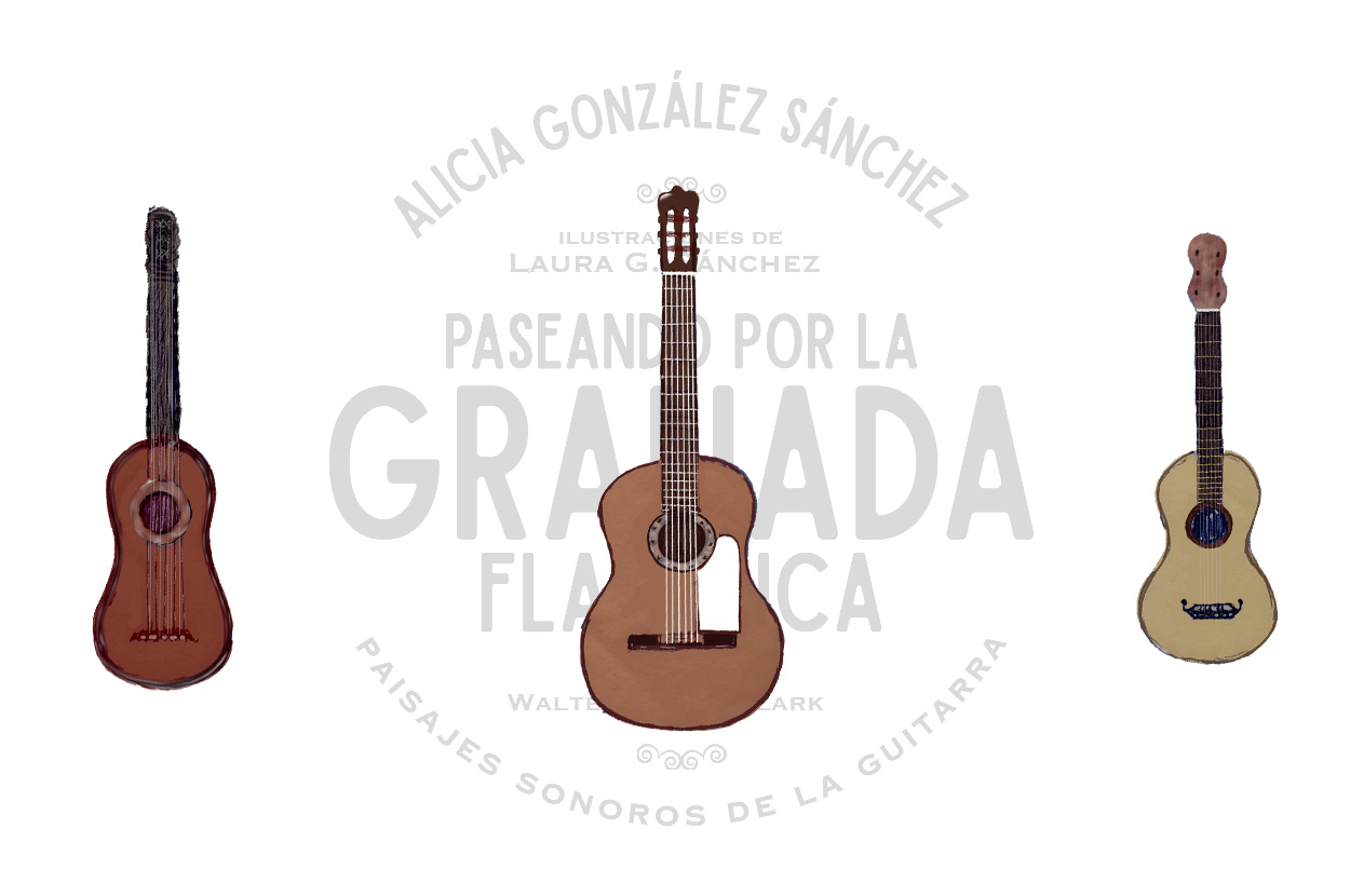 Ilustración para "Paseando por la Granada Flamenca"
