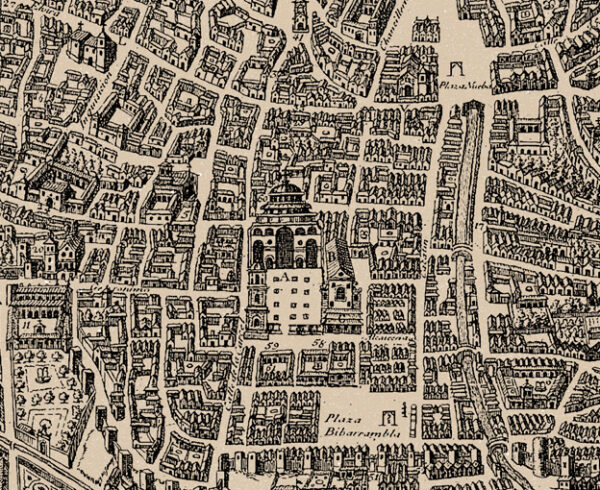Mapa Granada para "Paseando por la Granada Flamenca"