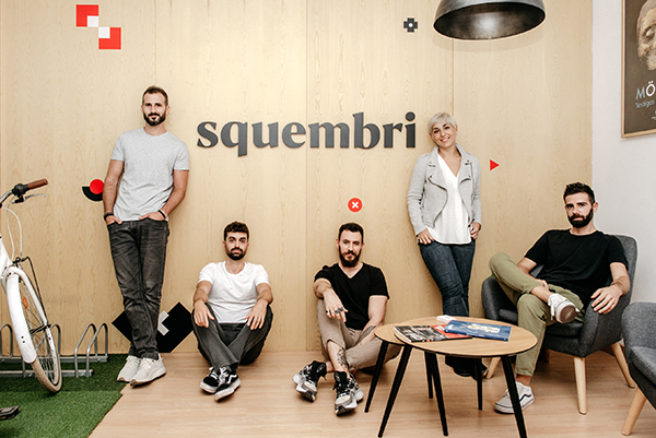 Equipo de diseño gráfico de la Agencia de publicidad Squembri