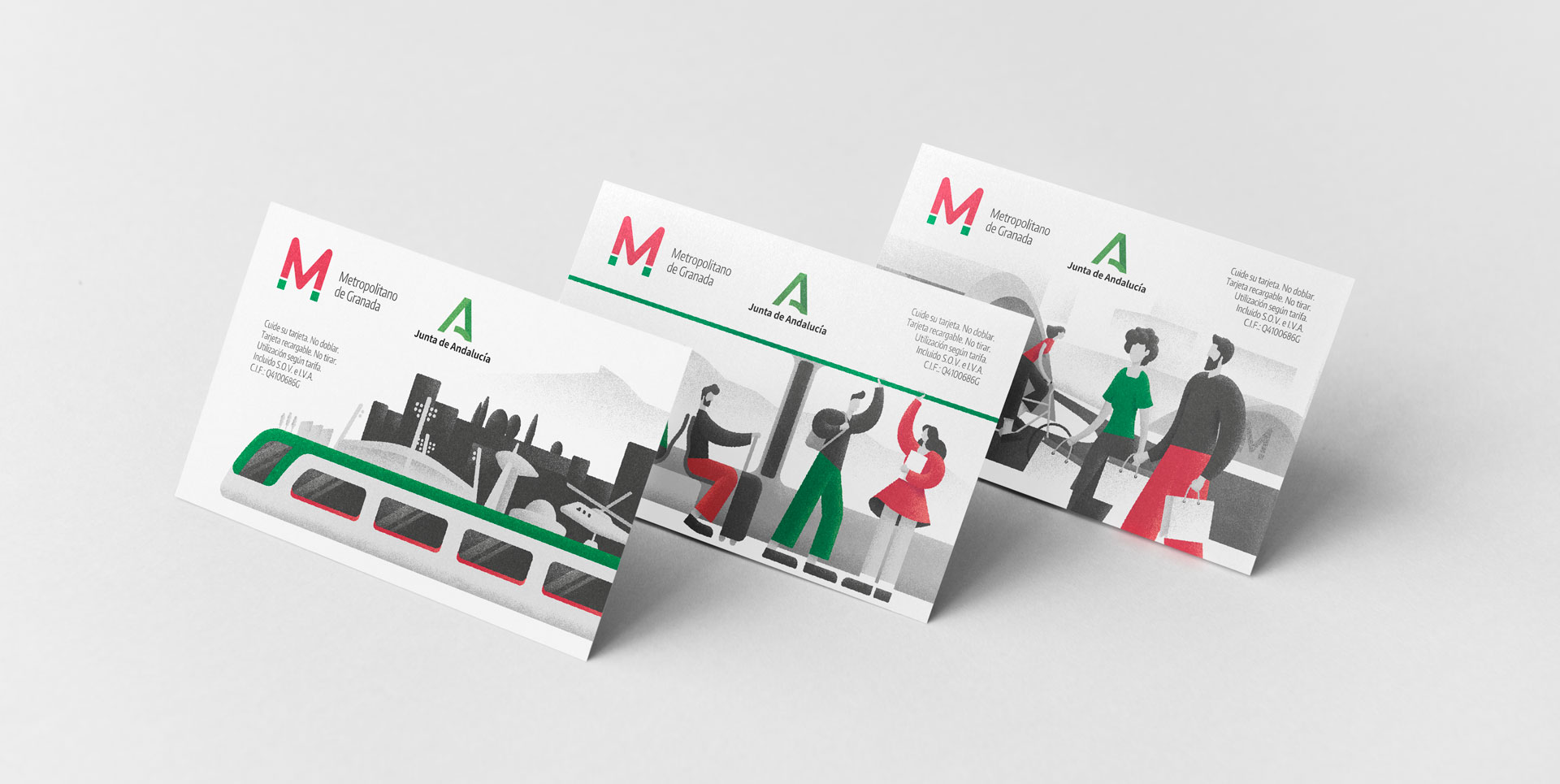 Diseño de abonos tickets para el metropolitano de Granada