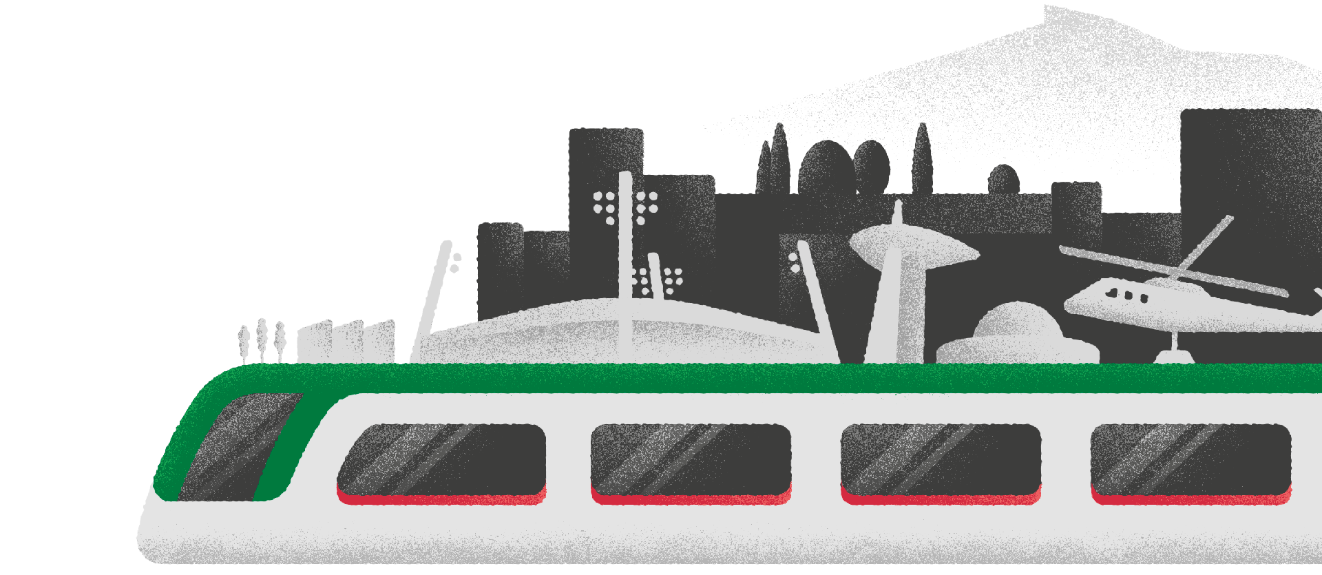 Ilustración para abonos tickets para el metropolitano de Granada