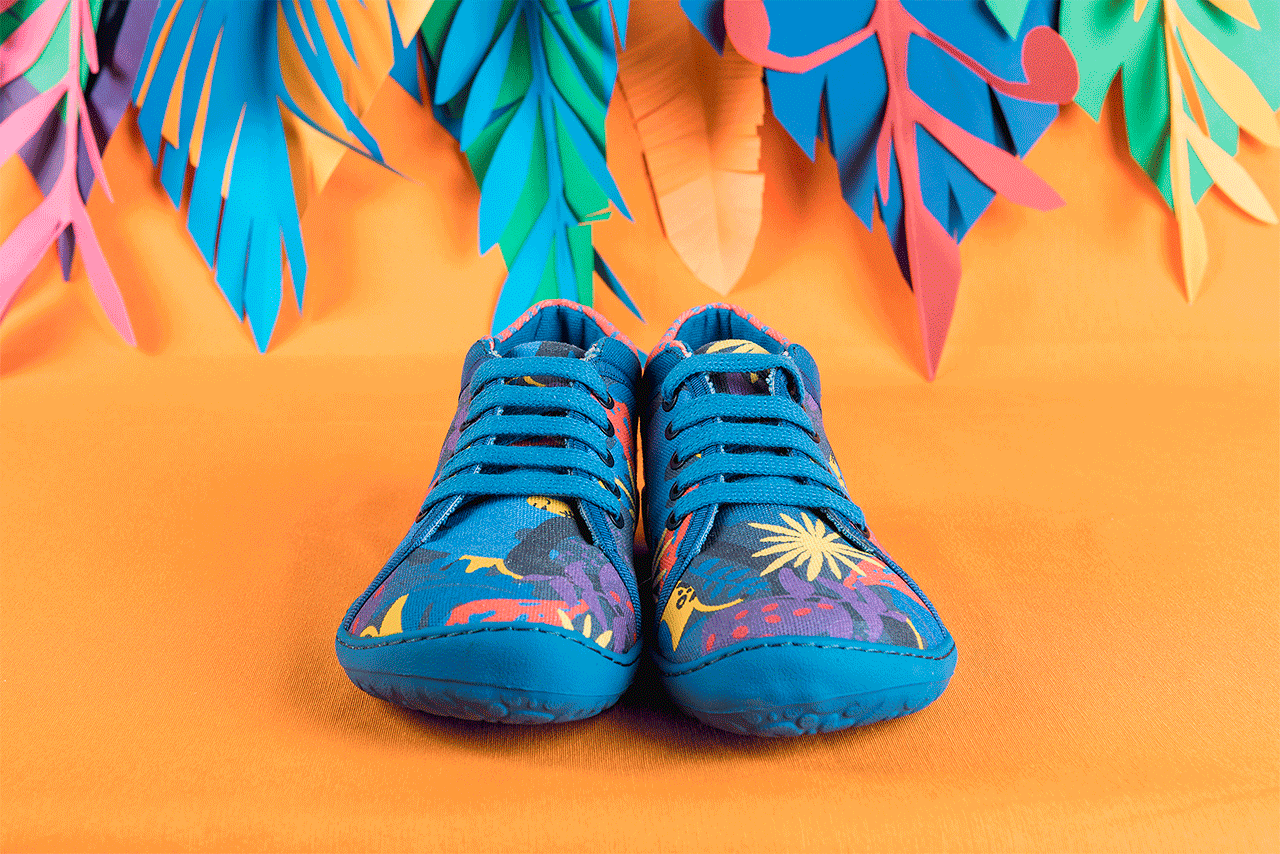 Diseño e ilustración aplicado a zapatillas para la marca Sambas. Estudio de diseño en granada y málaga