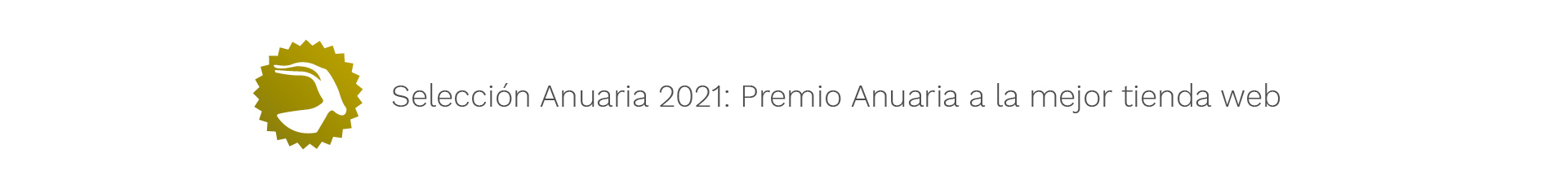 Premio Anuaria - Mejor Tienda web