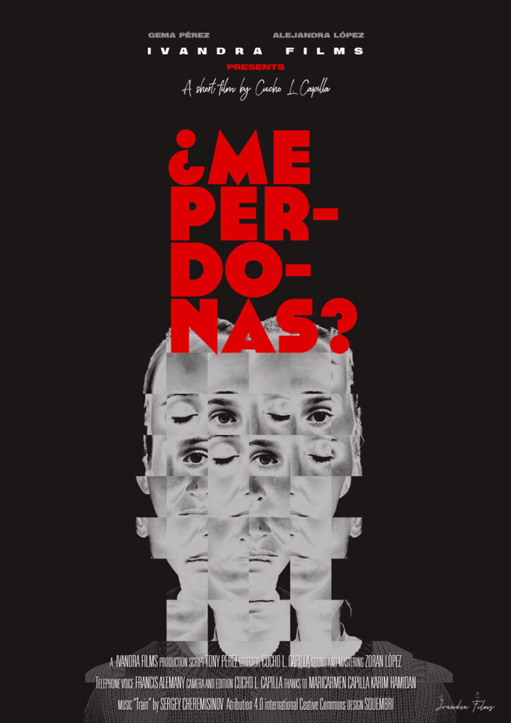 Diseño de cartel de cine Me perdonas