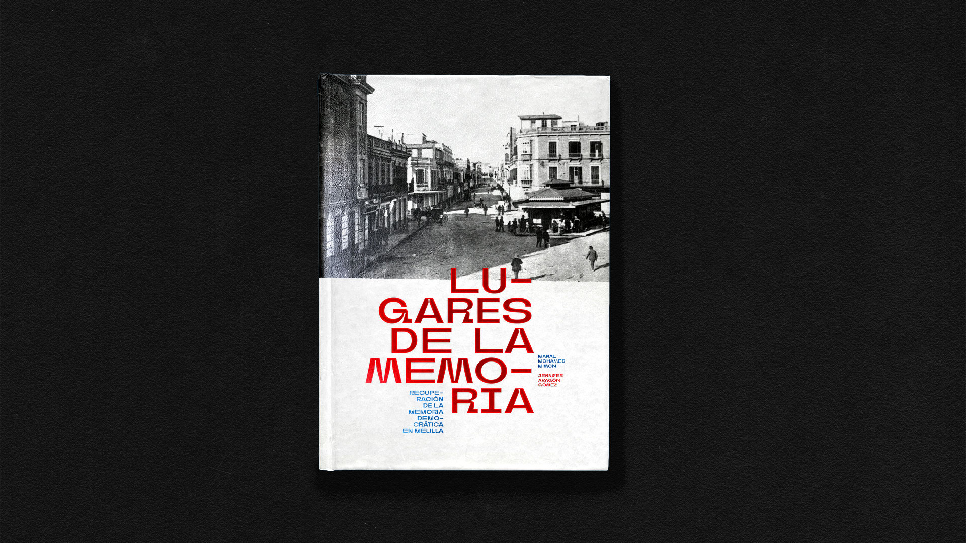 Diseño editorial para el libro Lugares de la memoria. Estudio de diseño gráfico en granada y málaga