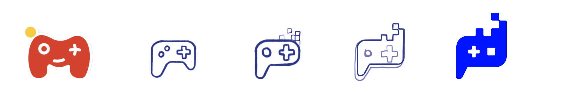 Construcción de logotipo Indie Games, una marca de otro nivel