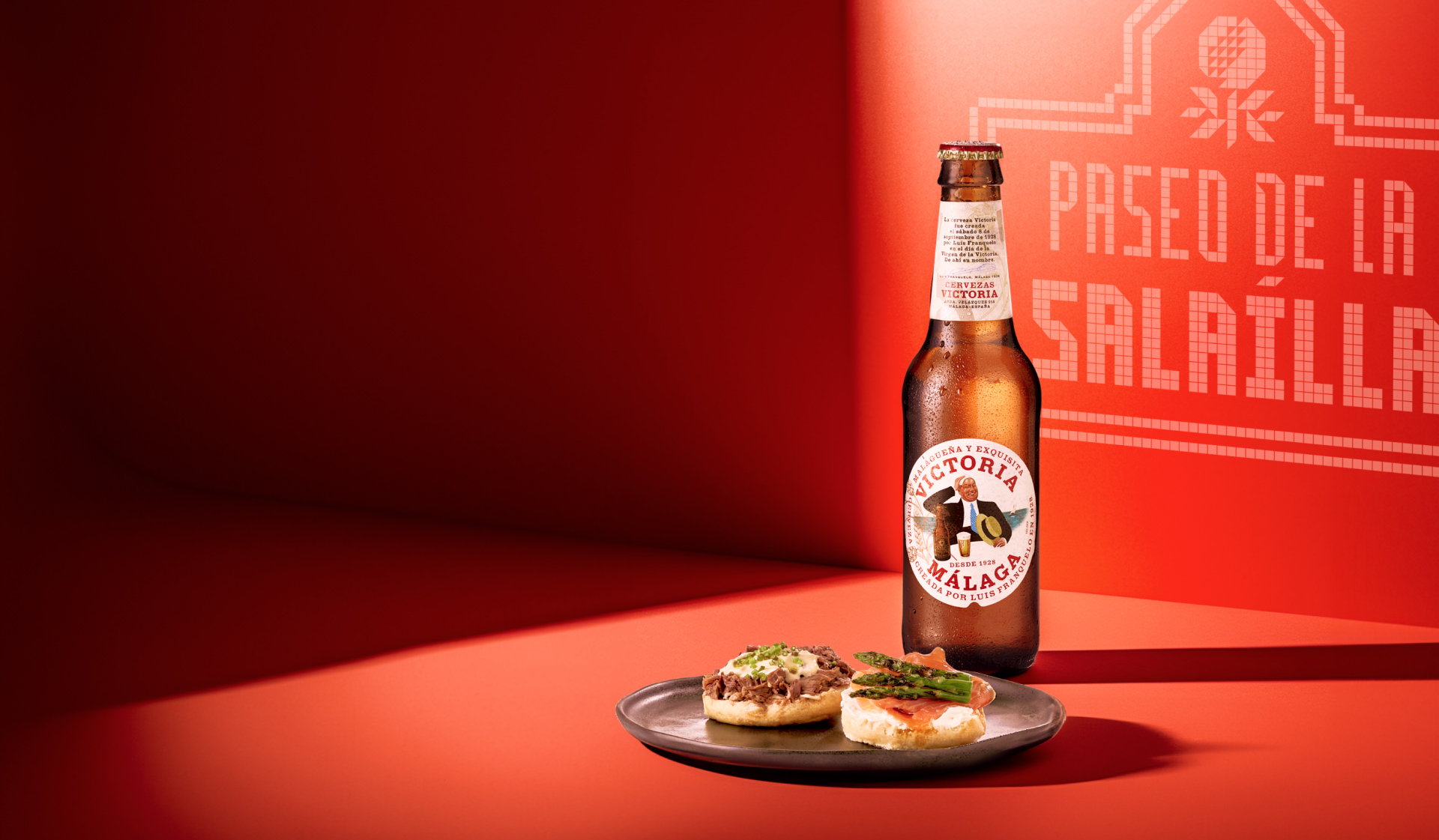 Activación de campaña para Cervezas Victoria, estudio de diseño en málaga y granada