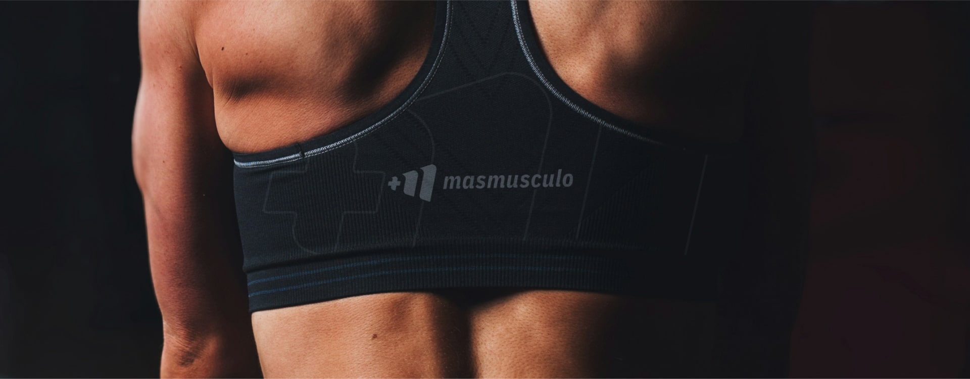 Proyecto de Branding y diseño de marca masmusculo. Estudio de diseño en Granada y Málaga