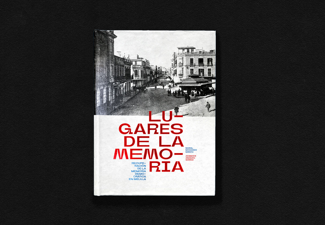 Diseño gráfico aplicado a diseño editorial para libro Lugares de la Memoria de Diputación de Granada